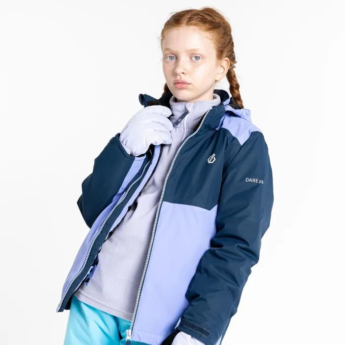 Dare 2b Impose III Ski Jacket Navy Wild Violet Kids Insulated Jackets