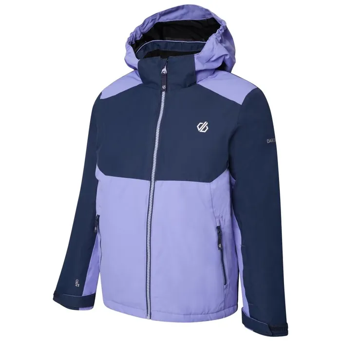 Dare 2b Impose III Ski Jacket Navy Wild Violet Kids Insulated Jackets