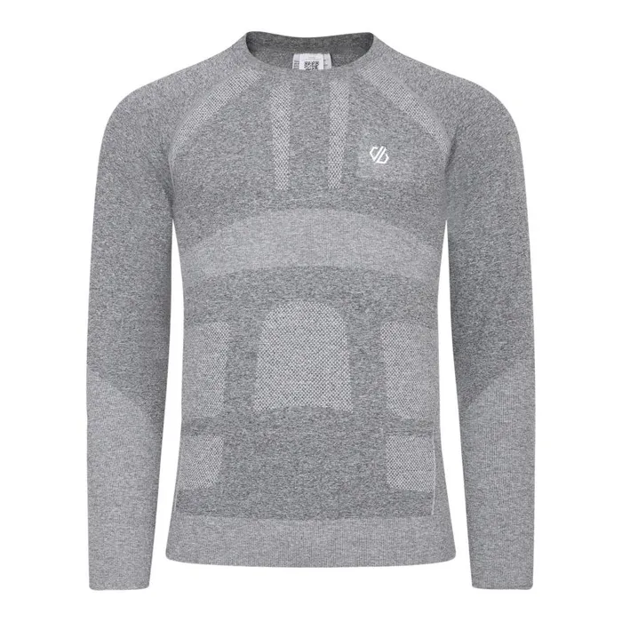 Dare 2b In The Zone II Long Sleeved Top Charcoal Grey Marl Men Base Layers