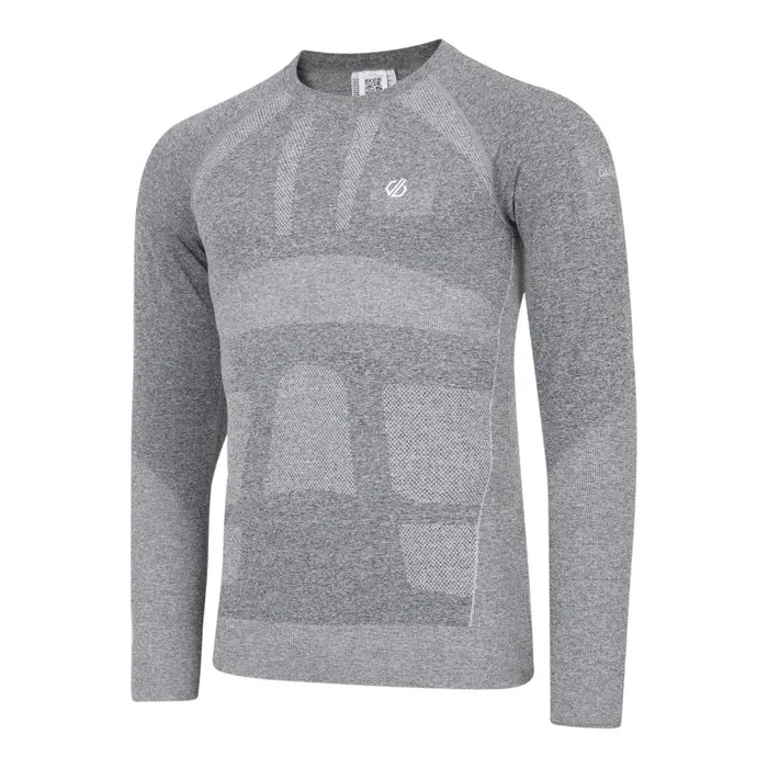 Dare 2b In The Zone II Long Sleeved Top Charcoal Grey Marl Men Base Layers