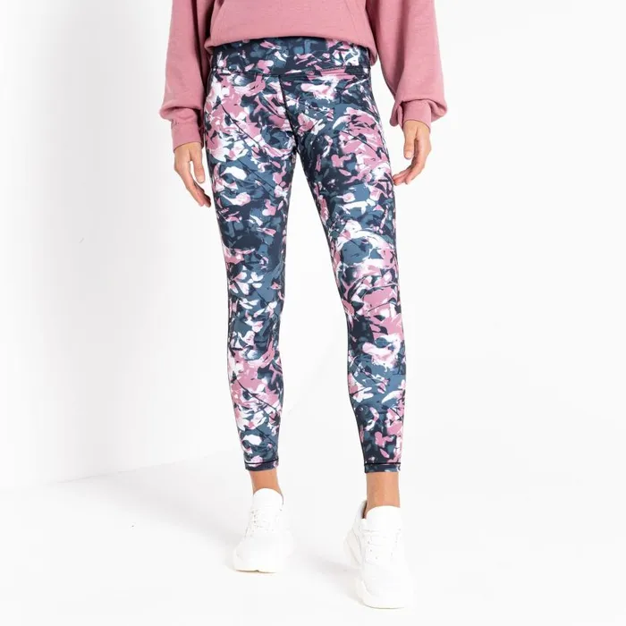 Dare 2b Influential Gym Leggings Mesa Rose Floral Print Women Leggings