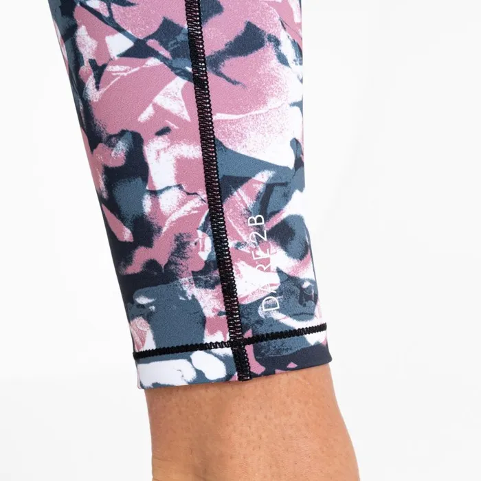 Dare 2b Influential Gym Leggings Mesa Rose Floral Print Women Leggings