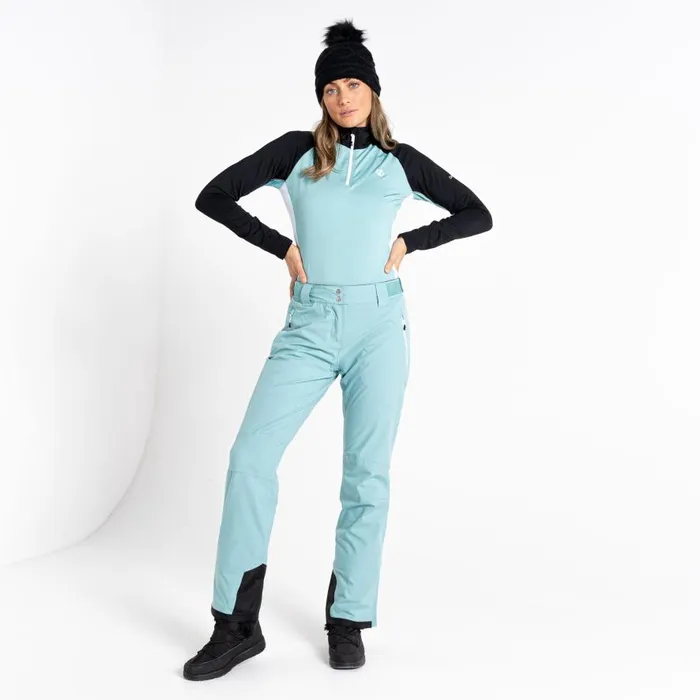 Dare 2b Involved II Recycled Lightweight Core Stretch Midlayer Canton Green Black Women Midlayers