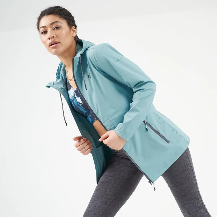 Dare 2b Lambent Waterproof Jacket Cameo Green Women Waterproof Jackets