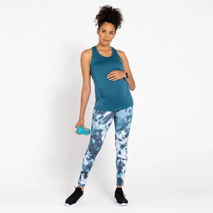 Dare 2b Maternity Modernize Vest Dragonfly Green Women Gym Tops