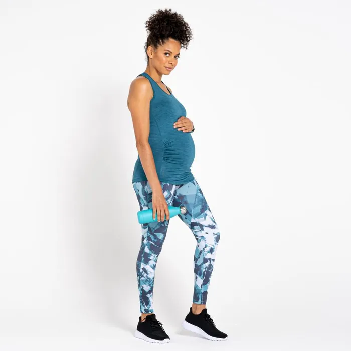 Dare 2b Maternity Modernize Vest Dragonfly Green Women Gym Tops