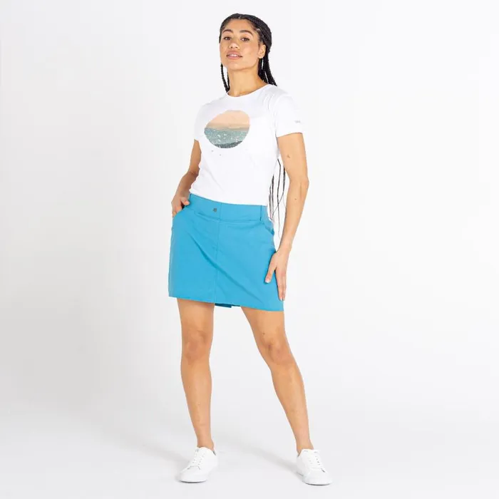 Dare 2b Melodic III Lightweight Skort Capri Blue Women Shorts