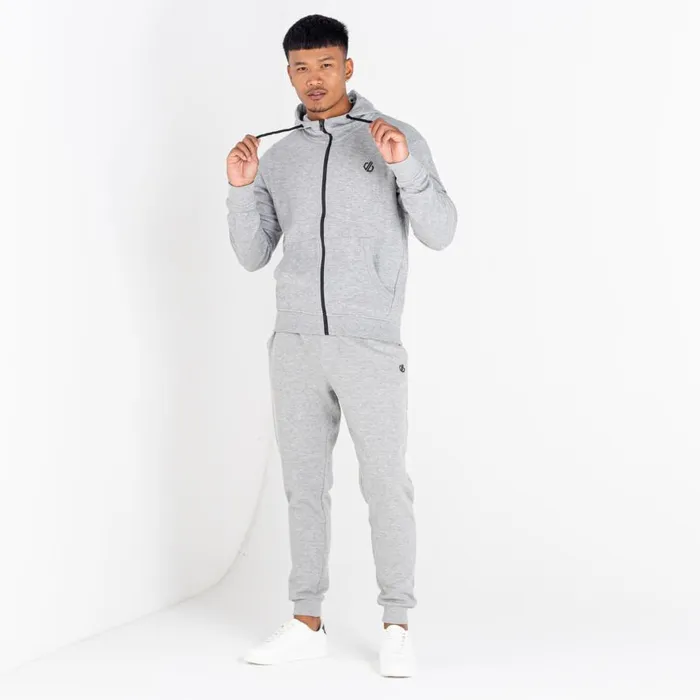 Dare 2b Modulus Full Zip Hoodie Ash Grey Men Hoodies and Sweatshirts