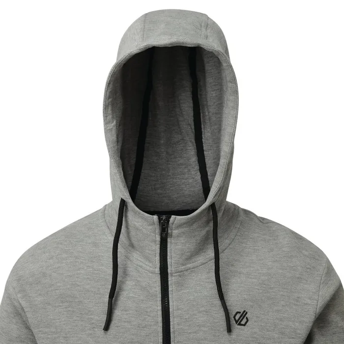 Dare 2b Modulus Full Zip Hoodie Ash Grey Men Hoodies and Sweatshirts