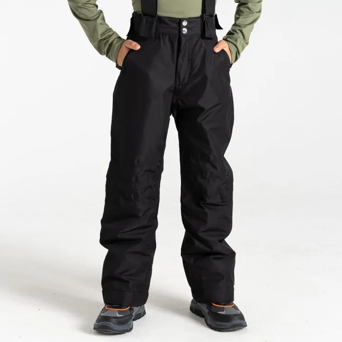 Dare 2b Motive Waterproof Insulated Ski Pants Black Kids Ski Trousers and Salopettes