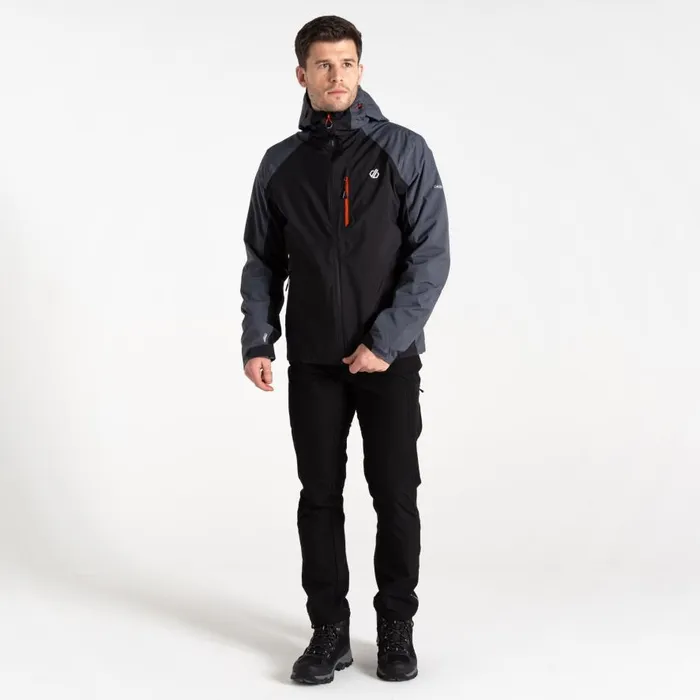 Dare 2b Mountain Series Waterproof Jacket Black Ebony Grey Men Waterproof Jackets