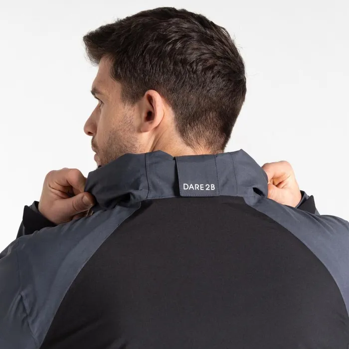 Dare 2b Mountain Series Waterproof Jacket Black Ebony Grey Men Waterproof Jackets