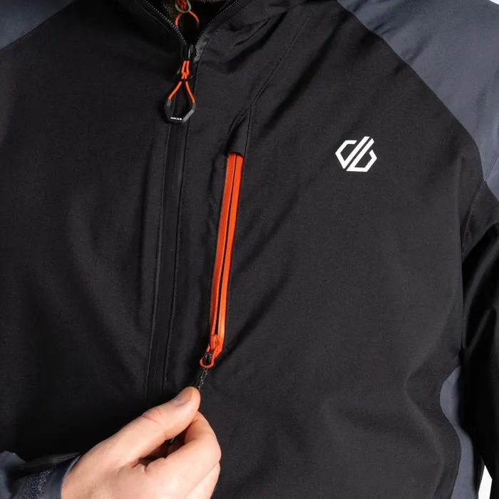 Dare 2b Mountain Series Waterproof Jacket Black Ebony Grey Men Waterproof Jackets