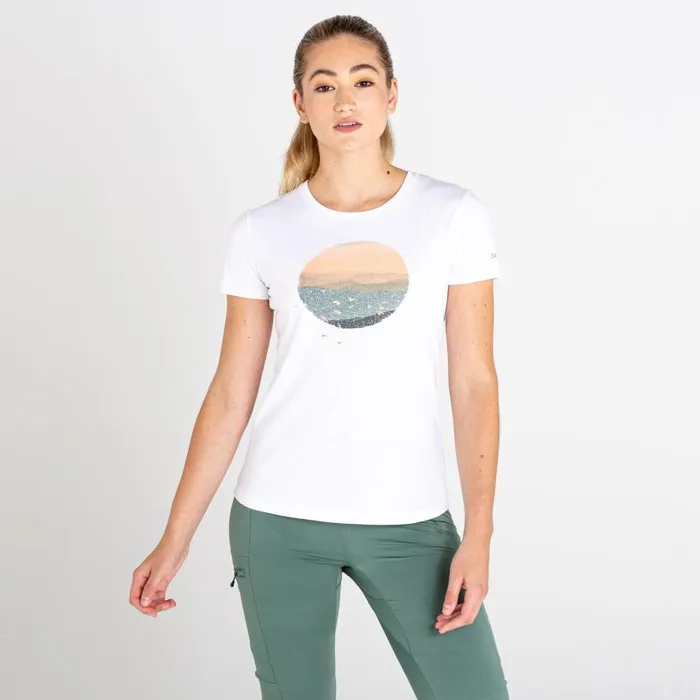 Dare 2b Peace Of Mind Graphic Tee White Women Graphic TShirts