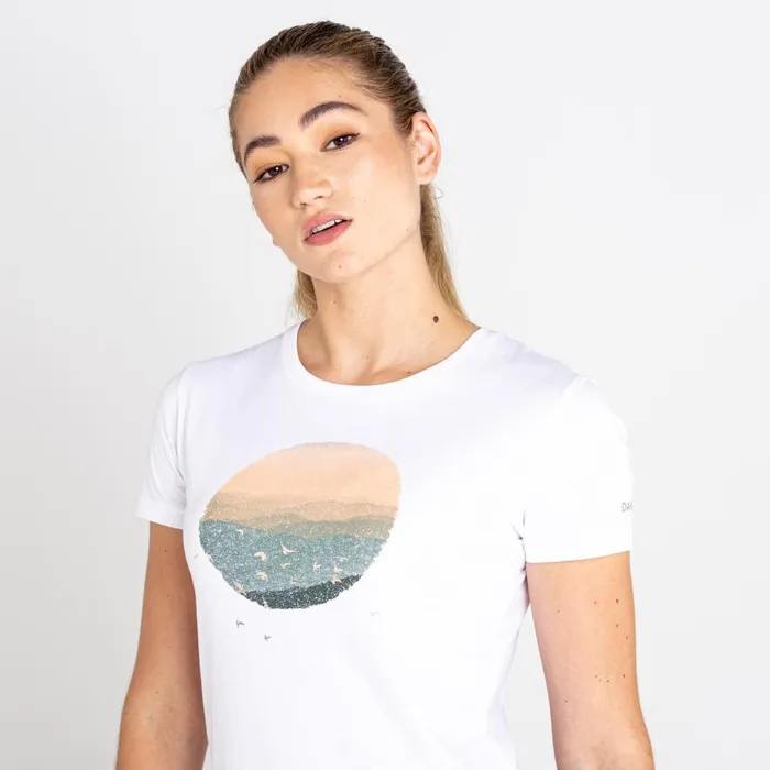 Dare 2b Peace Of Mind Graphic Tee White Women Graphic TShirts