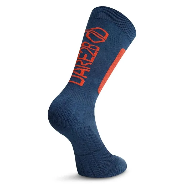 Dare 2b Performance Ski Socks Moonlight Denim Orange Women Socks