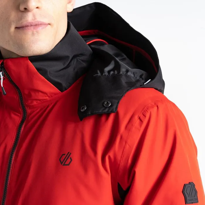 Dare 2b Precision Ski Jacket Danger Red Black Men Ski Jackets