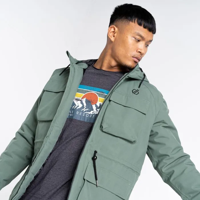 Dare 2b Recur Waterproof Jacket Duck Green Men Waterproof Jackets