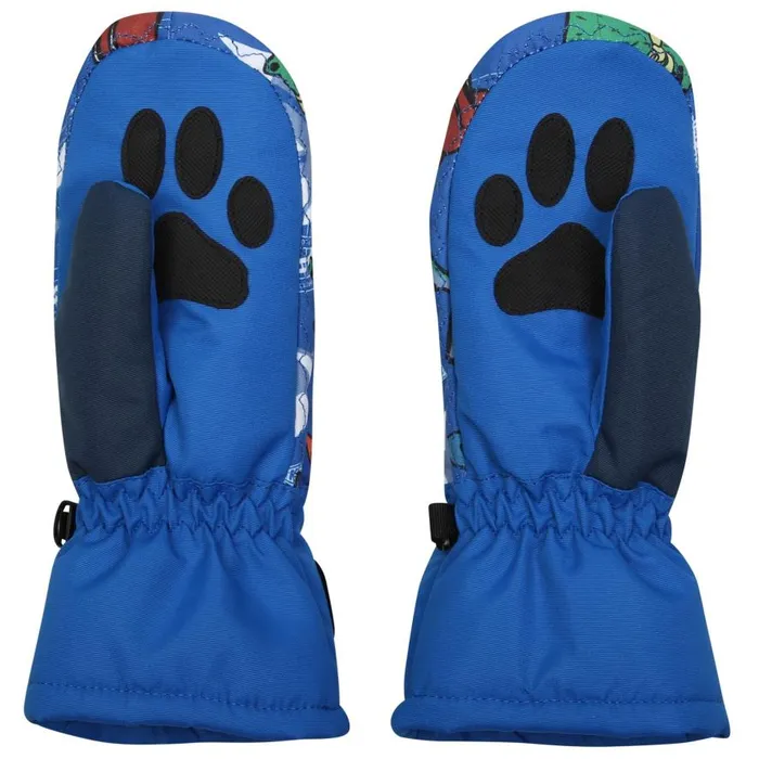 Dare 2b Snowplay Mitt Blue Artic Print Kids Ski Accessories