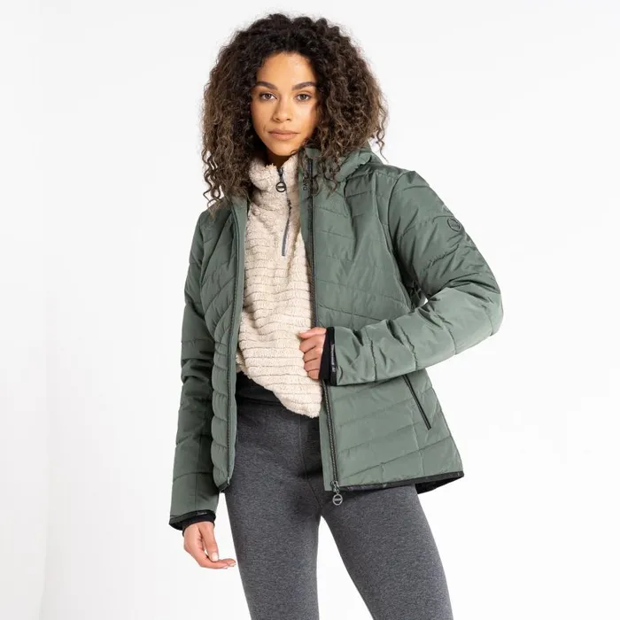 Dare 2b Striking Padded Jacket Duck Green Women Insulated Jackets