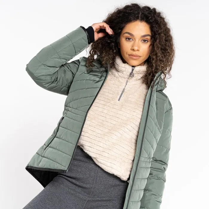 Dare 2b Striking Padded Jacket Duck Green Women Insulated Jackets