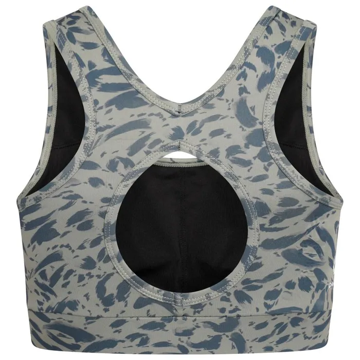 Dare 2b Swift Sports Bra Lilypad Green Animal Print Women Gym Tops
