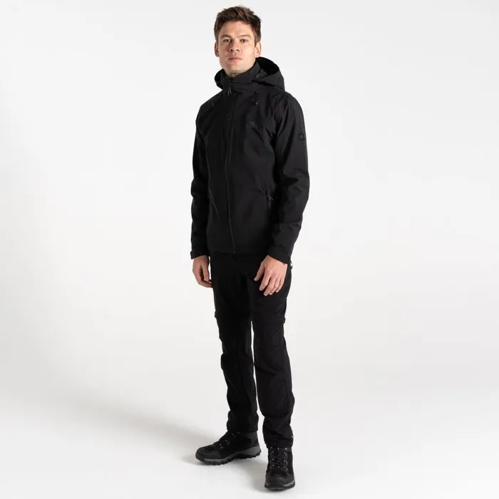 Dare 2b Switch Out II Waterproof Jacket Black Men Waterproof Jackets