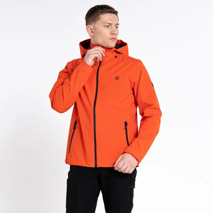 Dare 2b Switch Out Recycled Waterproof Jacket Burnt Salmon Men Waterproof Jackets
