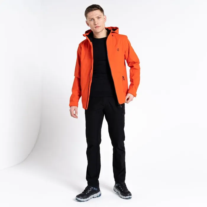 Dare 2b Switch Out Recycled Waterproof Jacket Burnt Salmon Men Waterproof Jackets