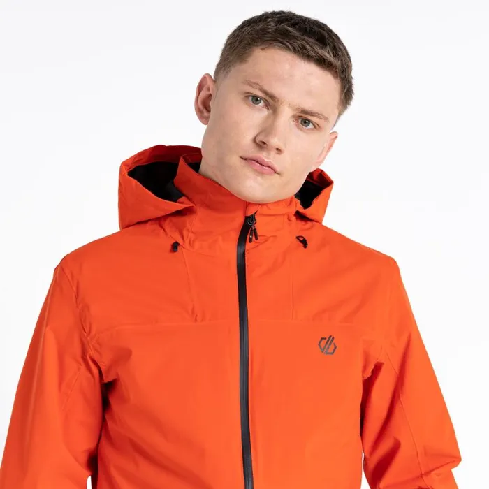Dare 2b Switch Out Recycled Waterproof Jacket Burnt Salmon Men Waterproof Jackets