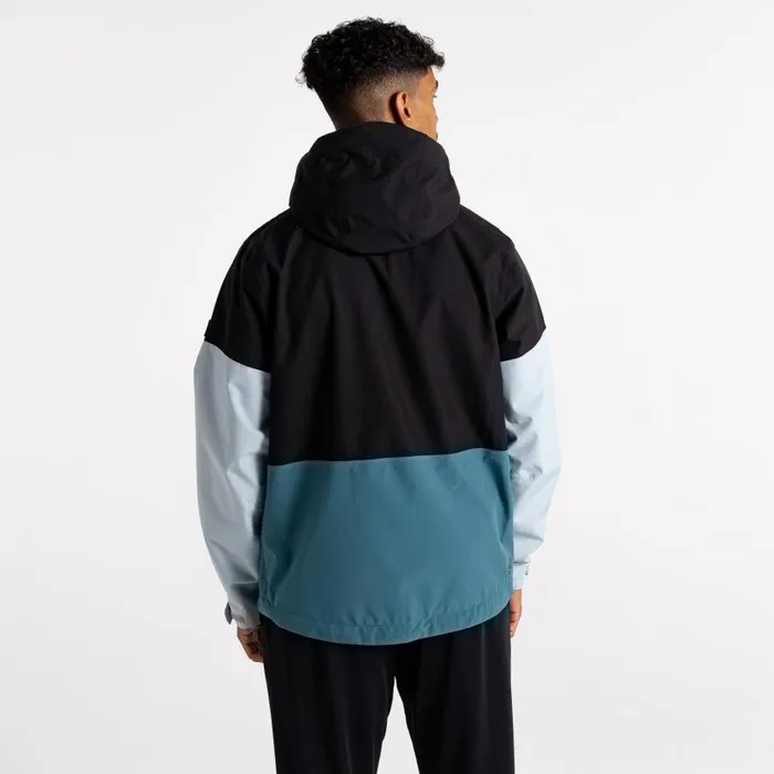 Dare 2b Terrain Waterproof Jacket Black Mediterranea Green Men Waterproof Jackets