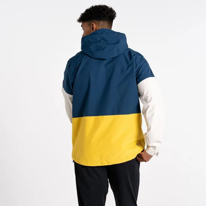 Dare 2b Terrain Waterproof Jacket Moonlight Denim Ceylon Yellow Men Waterproof Jackets