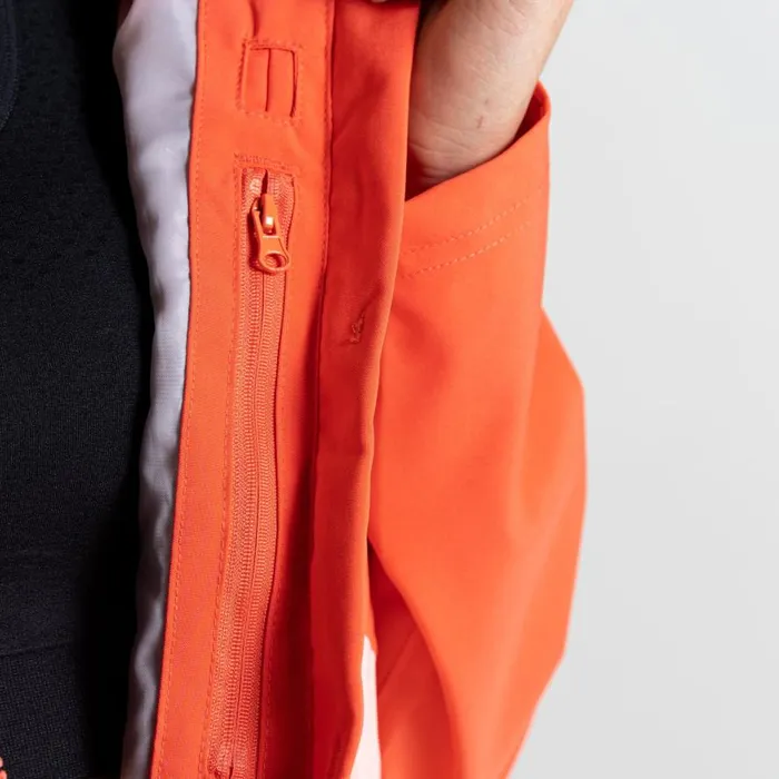Dare 2b Trail Waterproof Jacket Neon Peach Women Waterproof Jackets