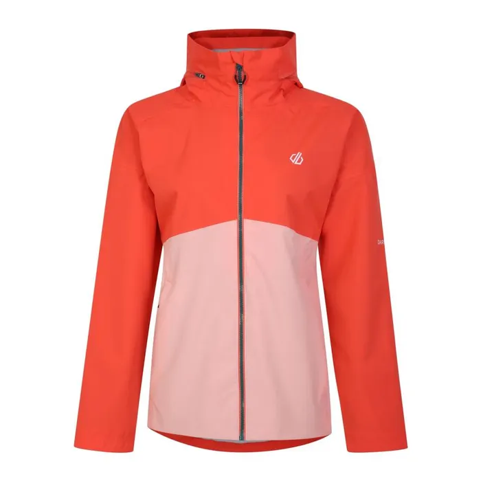 Dare 2b Trail Waterproof Jacket Neon Peach Women Waterproof Jackets