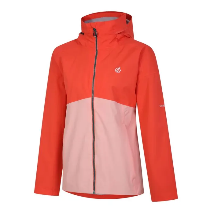 Dare 2b Trail Waterproof Jacket Neon Peach Women Waterproof Jackets