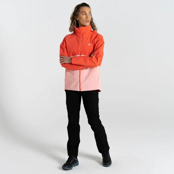 Dare 2b Trail Waterproof Jacket Neon Peach Women Waterproof Jackets
