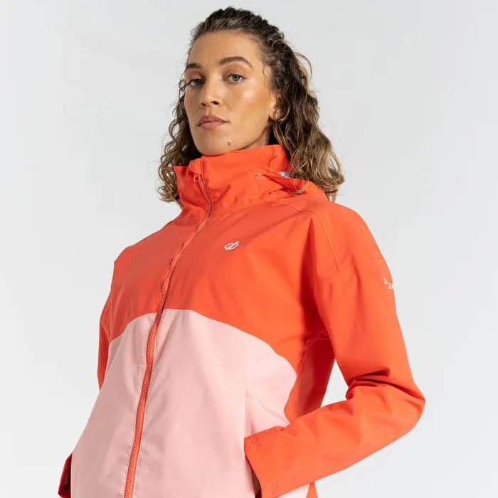 Dare 2b Trail Waterproof Jacket Neon Peach Women Waterproof Jackets