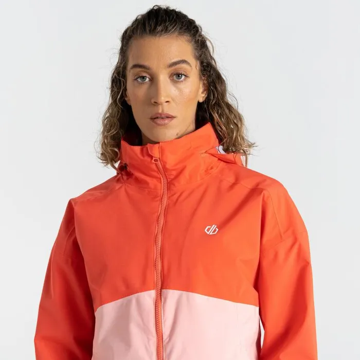 Dare 2b Trail Waterproof Jacket Neon Peach Women Waterproof Jackets