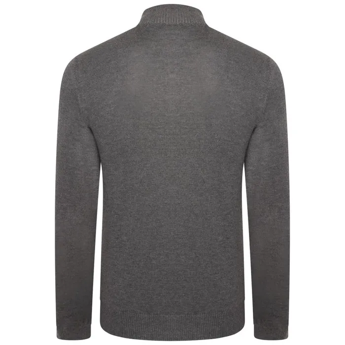 Dare 2b Unite Us Half Zip Knit Sweater Charcoal Grey Black Men Fleece