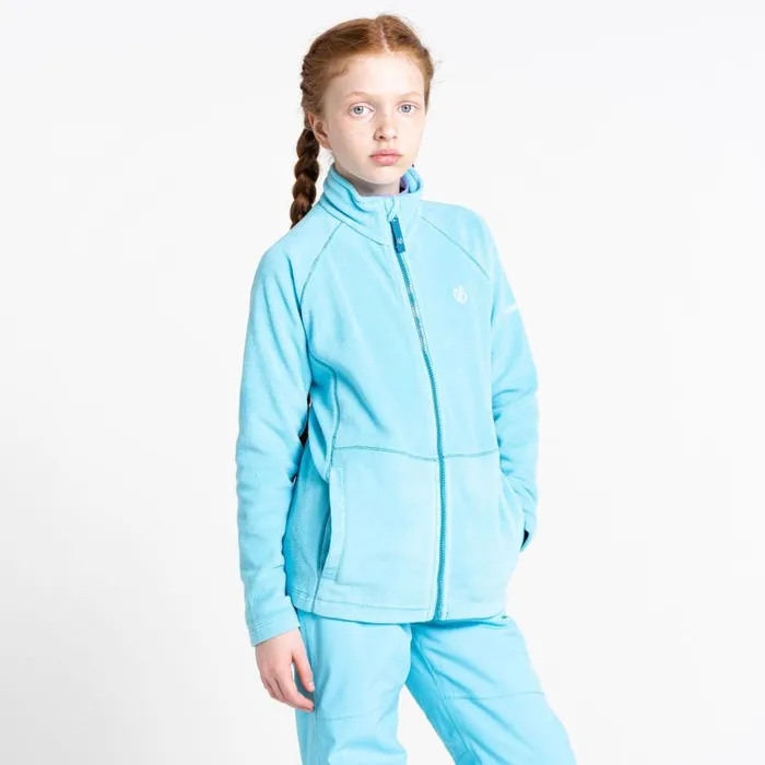 Dare 2b Witty Zip Through Fleece River Blue Kids Fleece