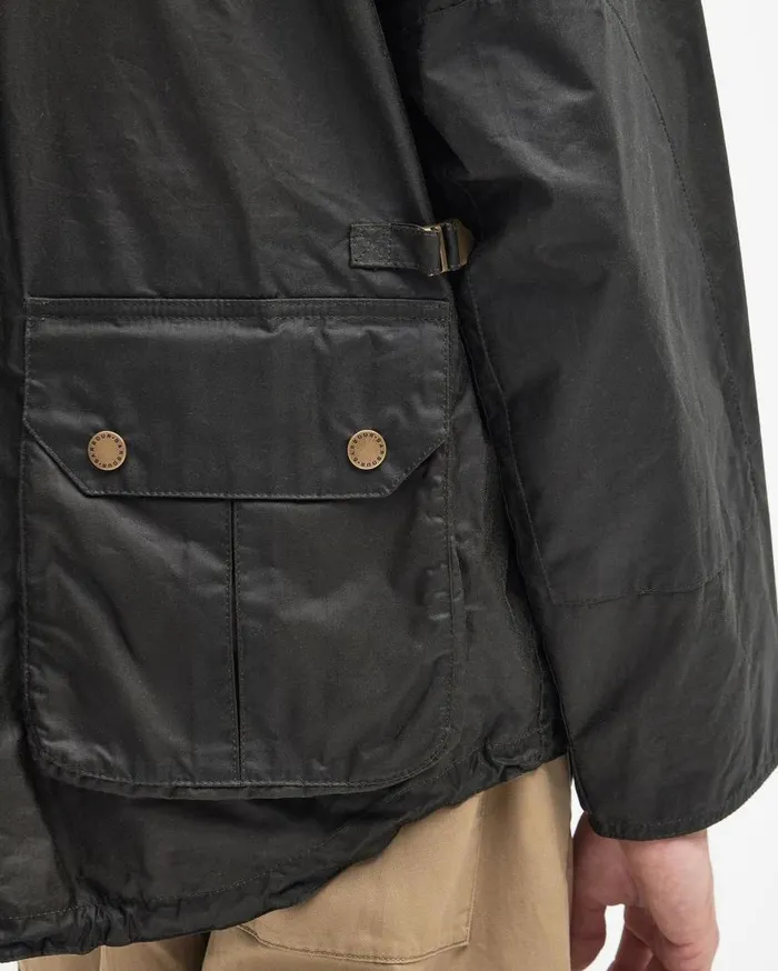 Deck Waxed Jacket Sand Men Barbour Waxed Jackets