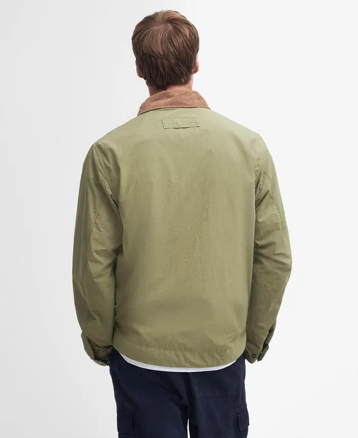 Denby Casual Jacket Bleached Olive Men Barbour Casual Jackets