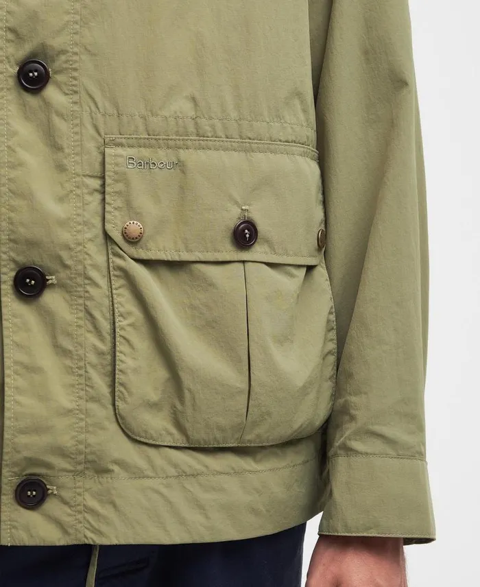 Denby Casual Jacket Bleached Olive Men Barbour Casual Jackets