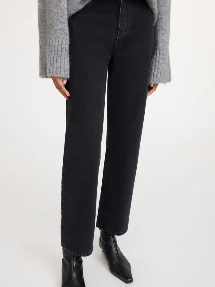 Denim Women By Malene Birger Milium Organic Cotton Jeans Black