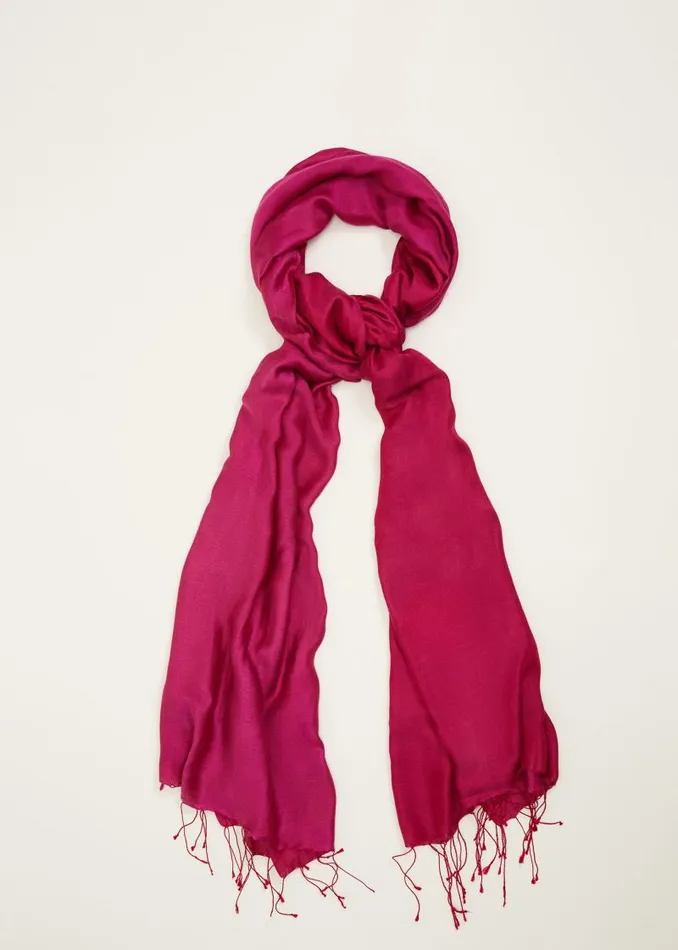 Diamond Weave Scarf Magenta Women Phase Eight Scarves