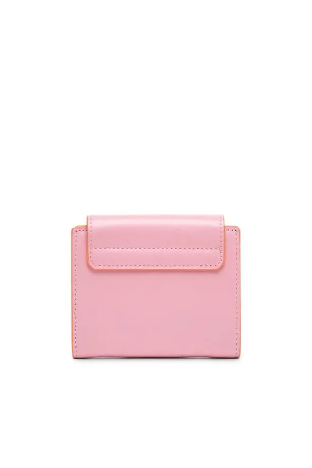 Diesel Bifold Coin S 3d Pink Women Wallets