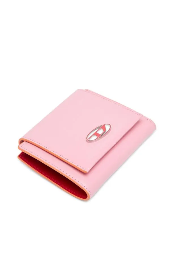 Diesel Bifold Coin S 3d Pink Women Wallets