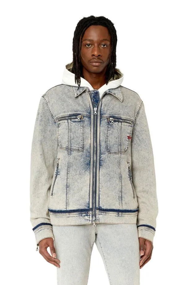 Diesel Dbarcyre Light Blue Men Jackets