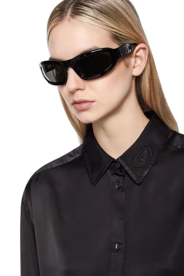 Diesel Dlunarsat Black Women Dresses