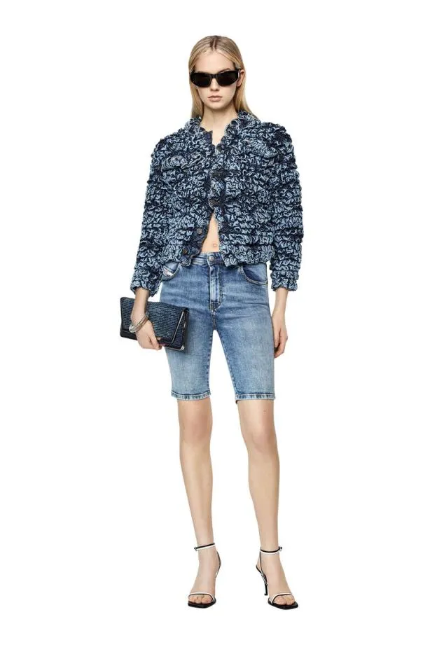 Diesel Denotefs Medium Blue Women Jackets
